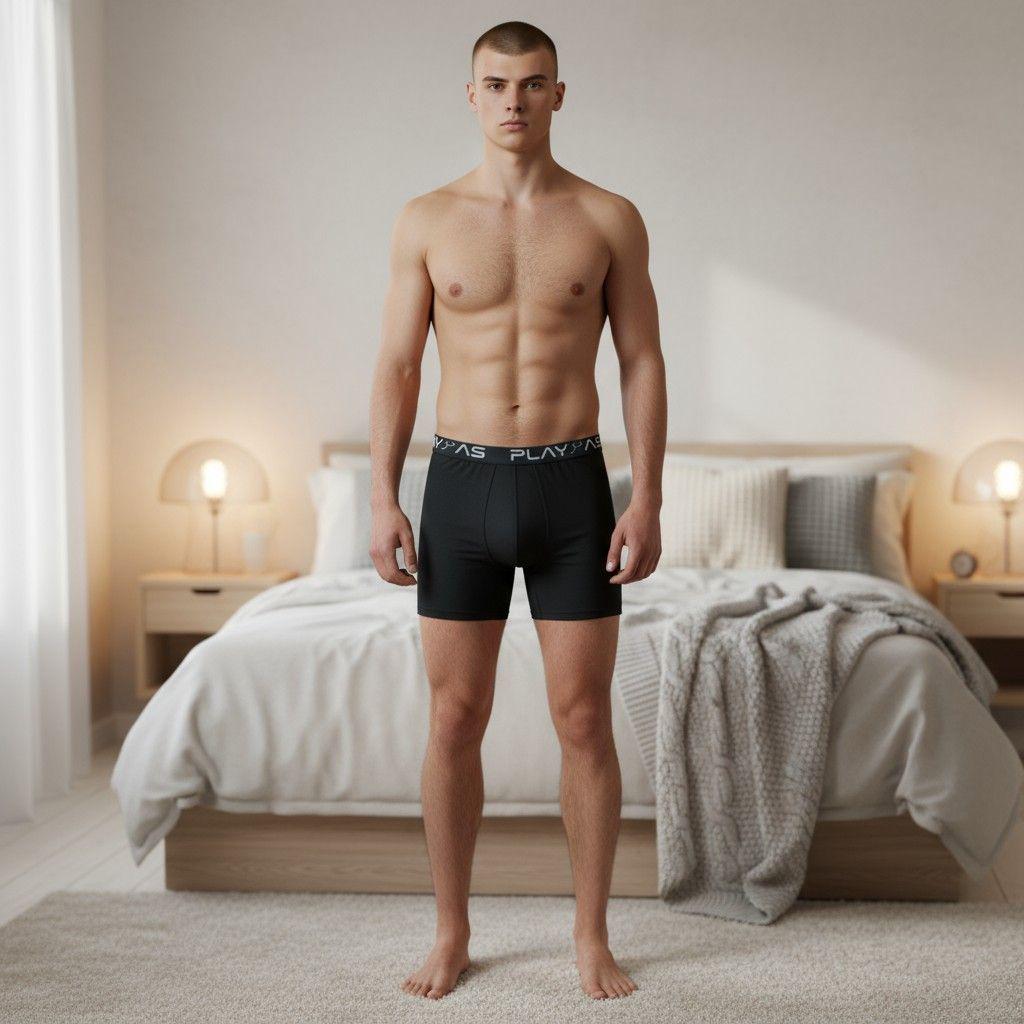 Bamboo Boxers Black